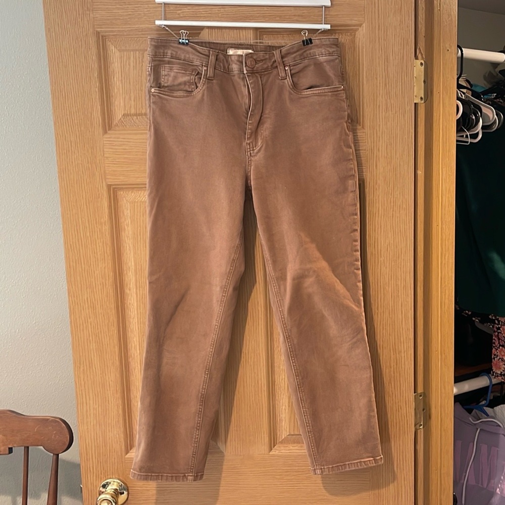 Kut From the Kloth - Rachel Mom Jean - Size 10 - Brown/Khaki